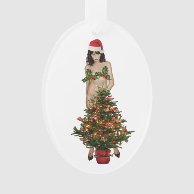 MELANIA, der Weihnachtsmann Ornament (Vorderseite)