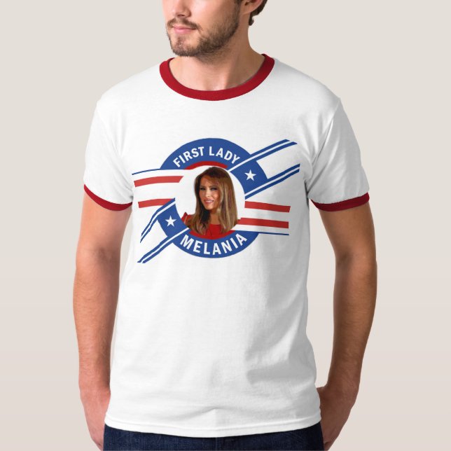 Melania für First Lady T-Shirt (Vorderseite)