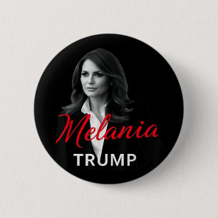 Melania Trump - Foto der First Lady Inauguration 2 Button