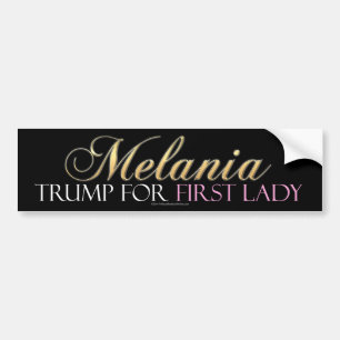 Melania Trump für First Lady-Autoaufkleber Autoaufkleber