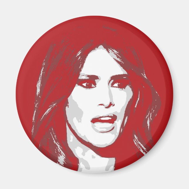 MELANIA TRUMP MAGNET (Vorne)