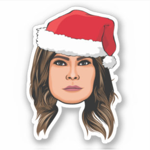 MELANIA TRUMP Weihnachten Aufkleber