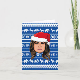 MELANIA TRUMP Weihnachten Karte