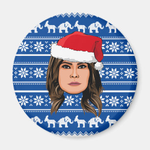 MELANIA TRUMP Weihnachten Magnet