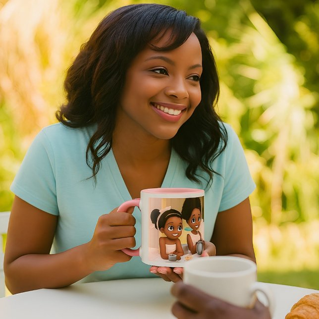 Melaniertes Princess Delight Whimsical Tee Party Tasse (Von Creator hochgeladen)