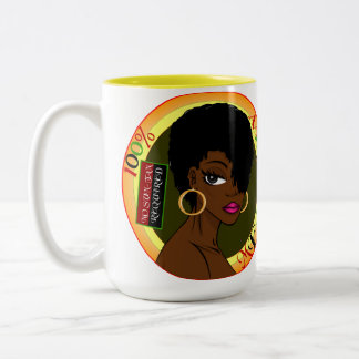Melanin 100 zweifarbige tasse