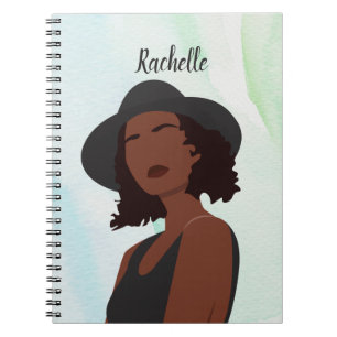 Melanin African American Queen Notebook Notizblock