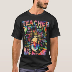 Melanin Afro Women Teachers Ti T-Shirt