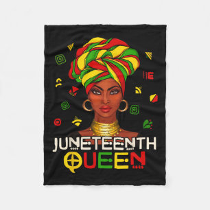Melanin Black Queen Women Head Wrap Freedom Day Fleecedecke
