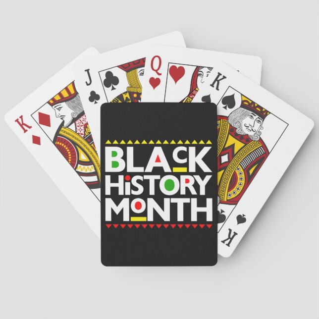 Melanin Bruh Sista King Queen Spielkarten (Rückseite)