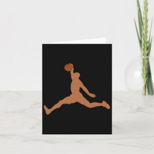 Melanin Bysketbyll Player Dunk Black History Monat Karte