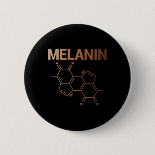 Melanin Chemical Structure Molecule Formel Africa Button