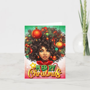 Melanin Christmas Black Queen Melanin Woman Xmas