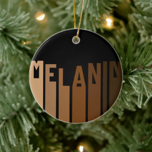 Melanin Christmas Winter Black Girl Magic Sista Keramik Ornament
