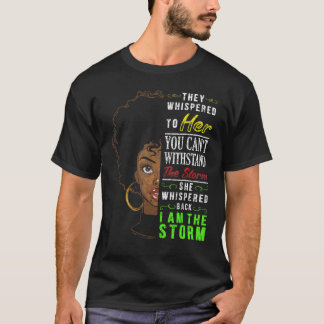 Melanin-Frauen Afrikanischer Amerikanischer Stolz T-Shirt