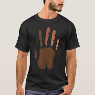 Melanin-Handabdruck Schwarze Geschichte Monat BLM T-Shirt