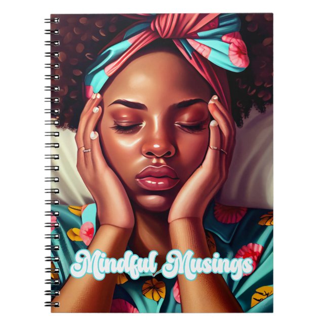 MELANIN INSPIRIERT 80 SEITENSPEZIALBUCH NOTIZBLOCK (Vorderseite)