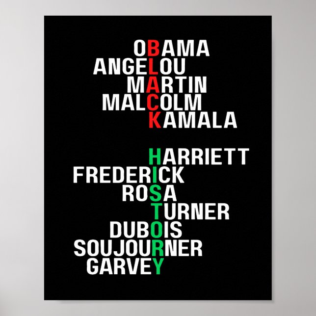 Melanin King Queen Sista Bruh Poster (Vorne)