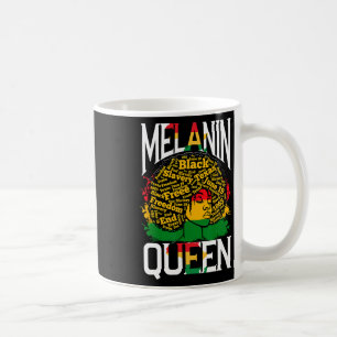 Melanin-Königin Frau Kaffeetasse