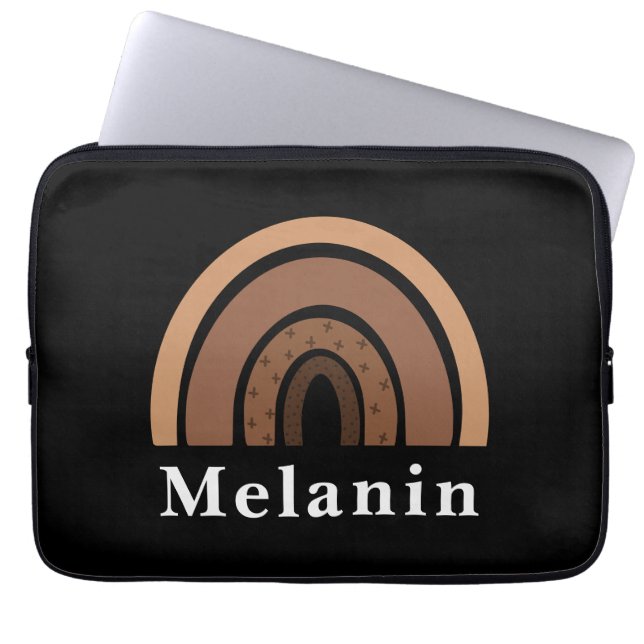 Melanin Laptopschutzhülle (Vorderseite)