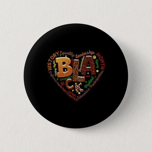 Melanin Lover African Am Button (Vorderseite)