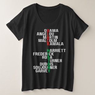 Melanin Men Bruh Sista Große Größe T-Shirt