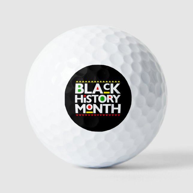 Melanin Men Girls & Boys Golfball (Vorderseite)