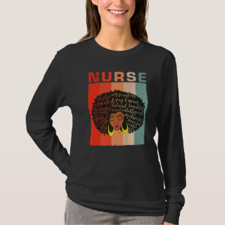 Melanin Nurse Black History Monte A T-Shirt