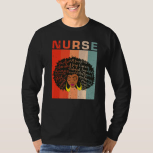 Melanin Nurse Black History Monte A T-Shirt