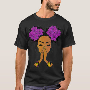 Melanin Poppin Black History Women Plus Größe 2 Na T-Shirt