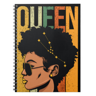 Melanin Queen Black Girl Magic African Sista Liebe Notizblock