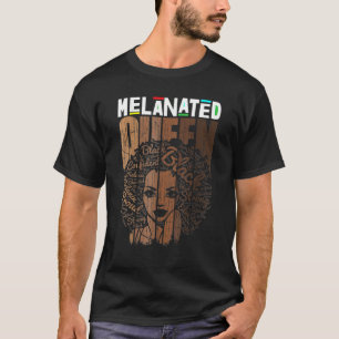Melanin Queen T-Shirt African American Strong Blac