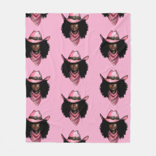 Melanin Rodeo Queen Fleecedecke