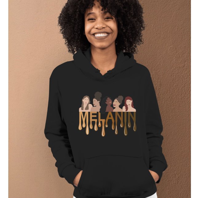 Melanin-Shades | Ermächtigung der Frau Hoodie (Von Creator hochgeladen)