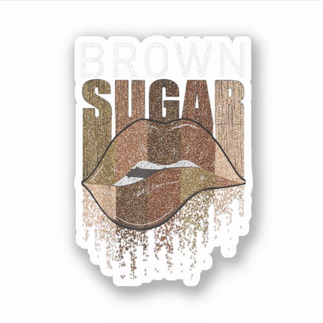 Melanin Sugar Aufkleber (Vorderseite)