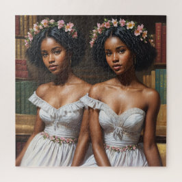 Melanin Twin Sisters Gemini Kunstmuseum