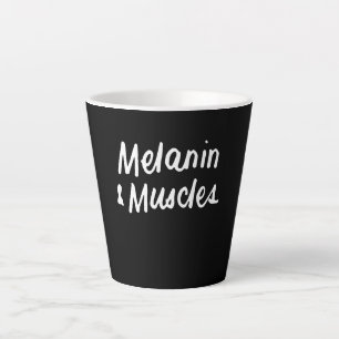 Melanin und Muskeln Schwarz ist ein wunderschönes Milchtasse