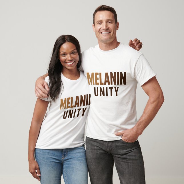 Melanin Unity – Dripping Shades of Strength T-Shirt (Unisex)