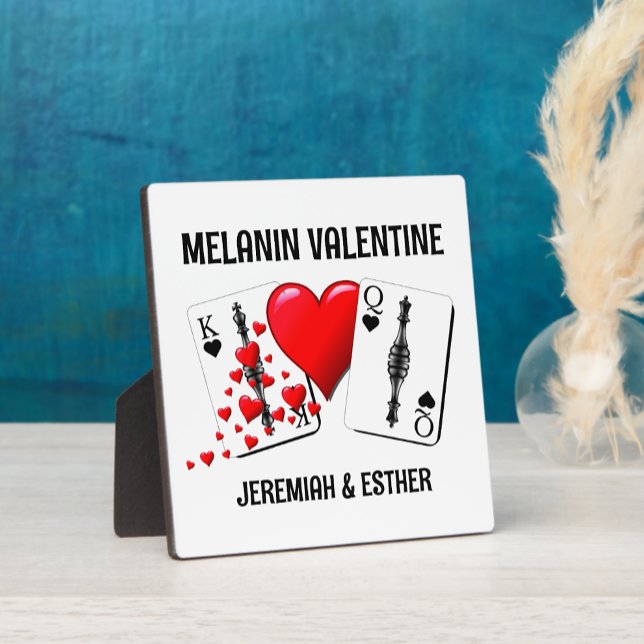 Melanin Valentine BLACK QUEEN KING Fotoplatte (Von Creator hochgeladen)