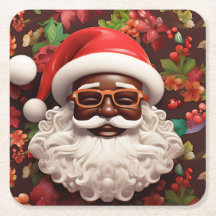 Melanin Weihnachten Schwarzes Weihnachten Sant Cla