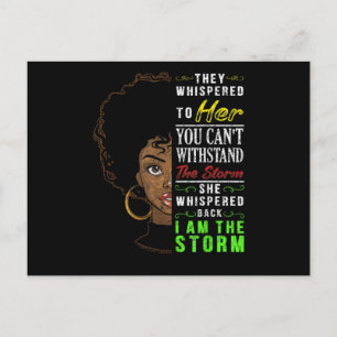 Melanin Women African American Pride Black History Einladungspostkarte