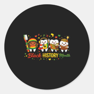 Melanin-Zahnarzt Juneteenth Dental Lustig Runder Aufkleber