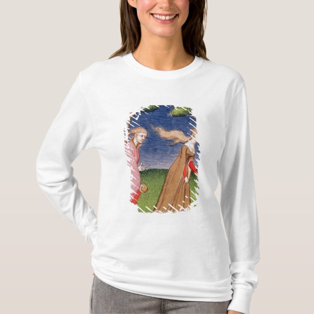 Melanion Rennen gegen Atalanta T-Shirt (Vorderseite)