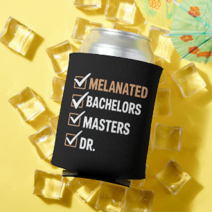 Melanisierte Promotion Abschluss PhD EDD Bachelor Dosenkühler