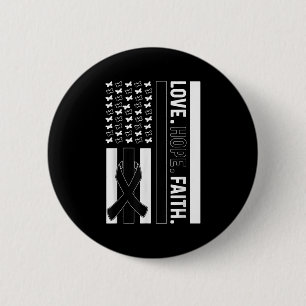 Melanom Awareness Liebe Hoffnung Glaube Melanom Kr Button