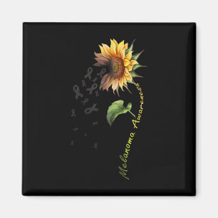 Melanom Awareness Sonnenblumen Shirt Magnet