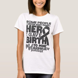 Melanom-Bewusstsein Einige Leute treffen sich nie T-Shirt