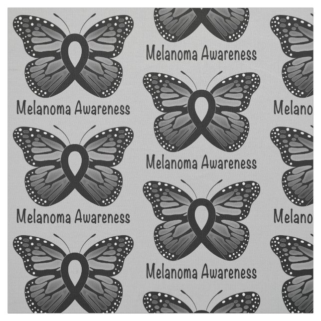 Melanom Bewusstsein:Schmetterling Stoff (Muster)