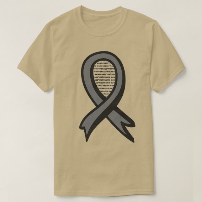 Melanom-Bewusstsein T-Shirt (Design vorne)