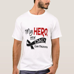 Melanom-Haut-Krebs MEIN HELD MEIN VATER 42 T-Shirt